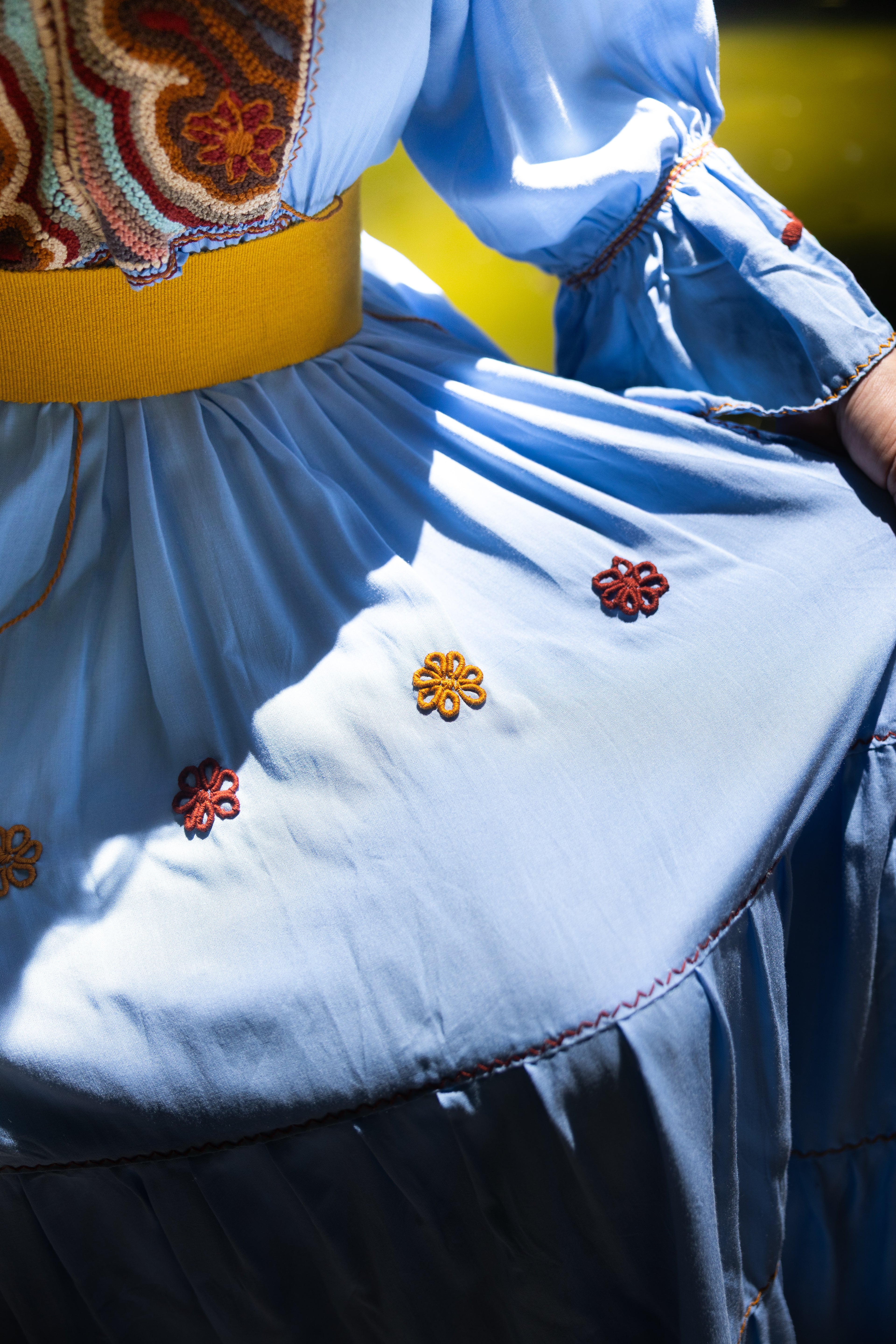 Vestido Hacienda - Vestido artesanal, detalle 3