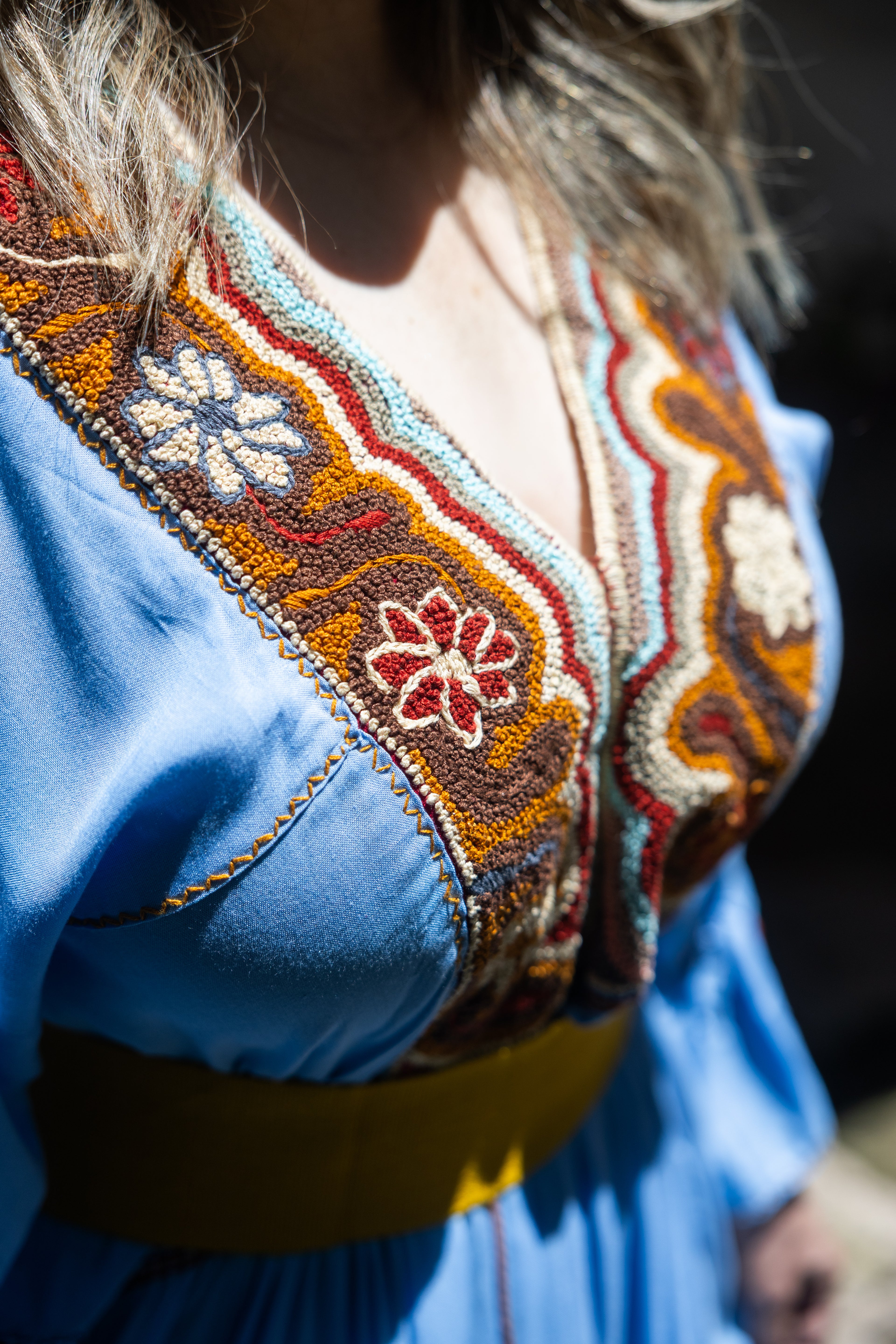 Vestido Hacienda - Vestido artesanal, detalle 2