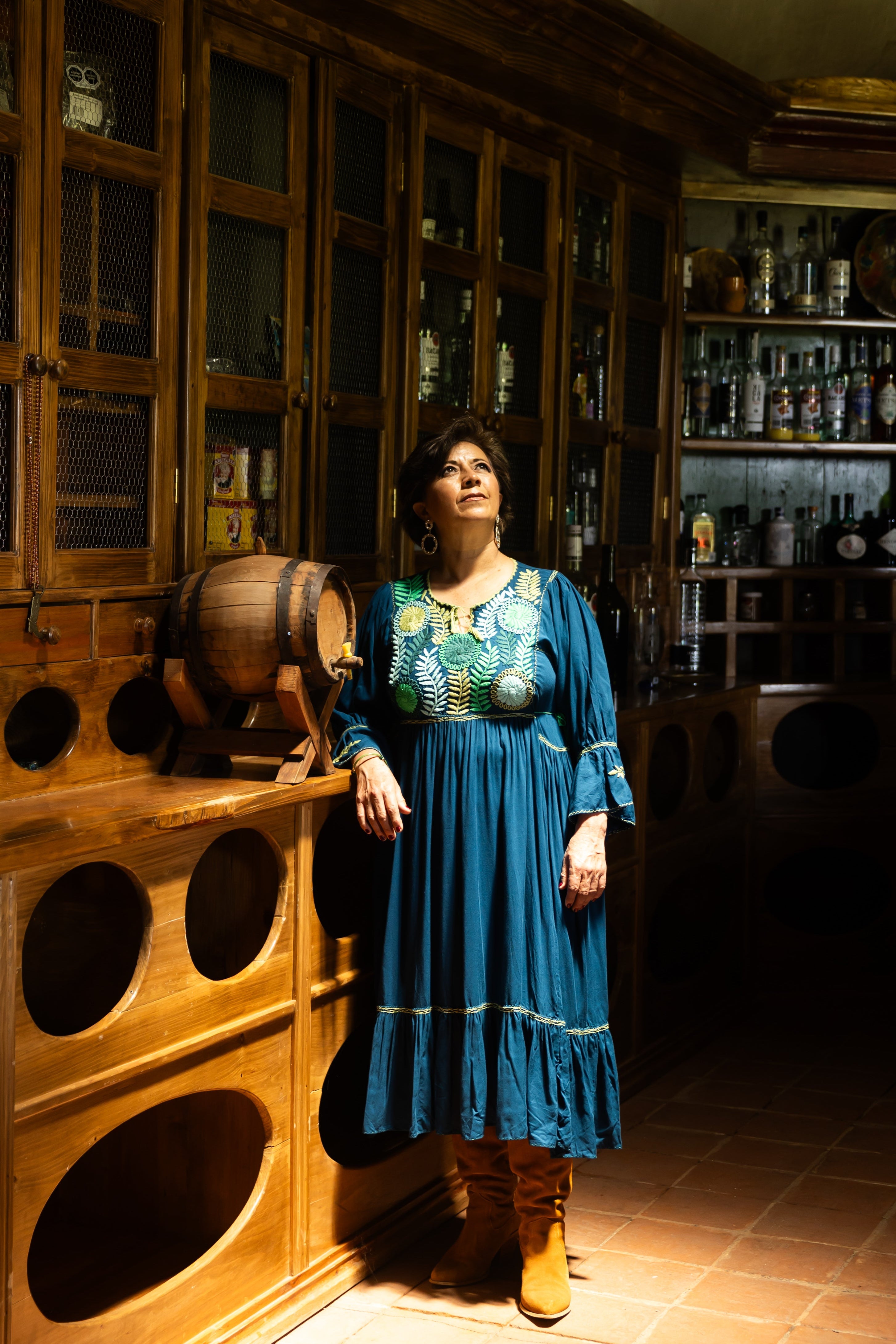 Vestido Carmen - Vestido artesanal, bordado a mano de Chiapas