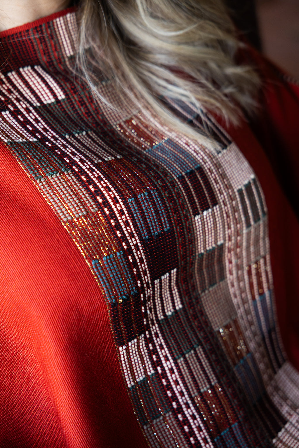 Capa Otoño - Capa artesanal, detalle 3
