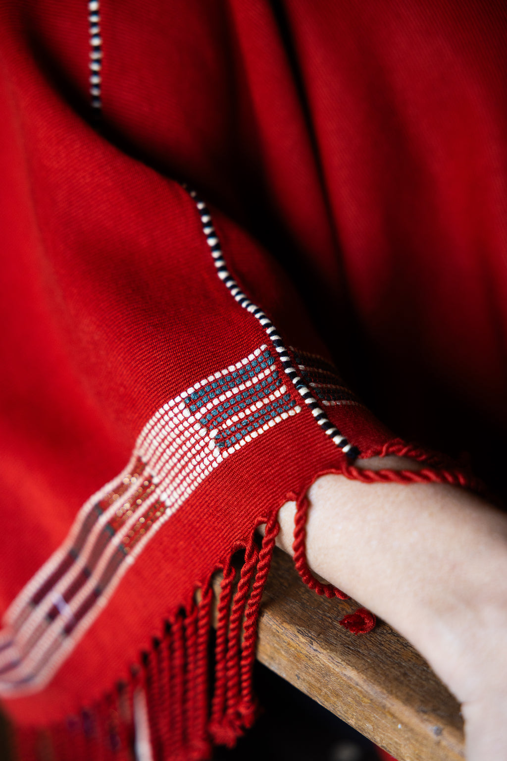 Capa Otoño - Capa artesanal, detalle 2