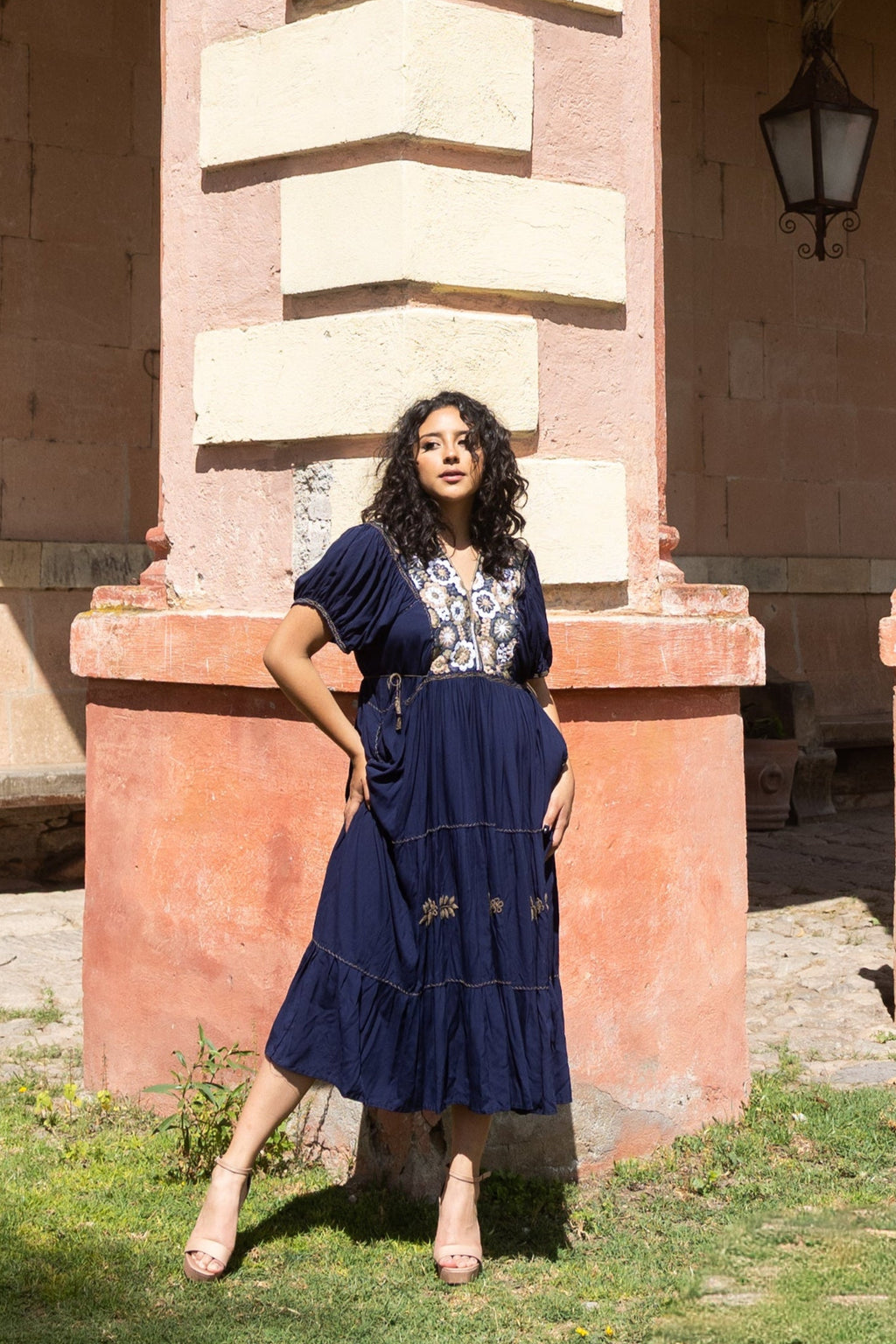 Vestido Ancestral - Vestido artesanal, bordado a mano de Chiapas